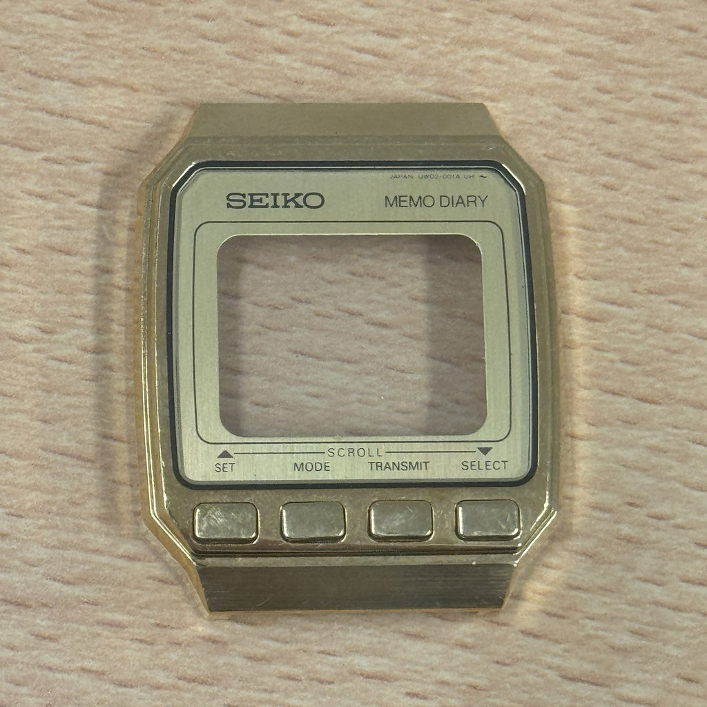 Seiko Memo Diary Watch Case - Rare Computer Model UW02-001A New With Defects
