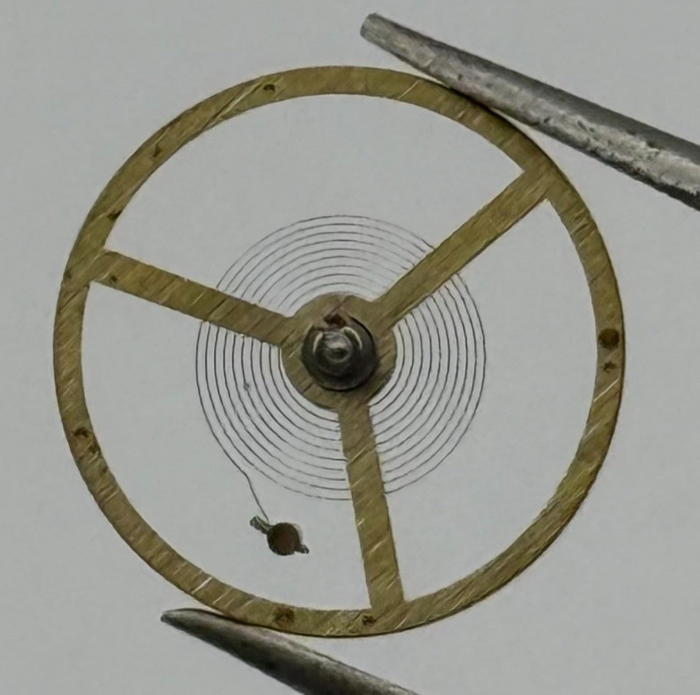 Smith 603 Elite Balance Wheel Complete And Spring 10½’’’ Watch Movement Parts