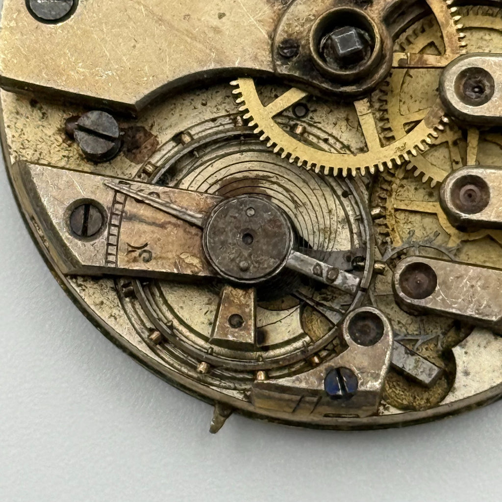 Compensation Balance Pocket Watch Movement - Patent Lever -Parts / Repair 42.8mm