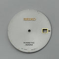 Seiko 5M82-0AD8 Watch Dial Kinetic 100M White Japan Spare Parts Repair 28.4mm
