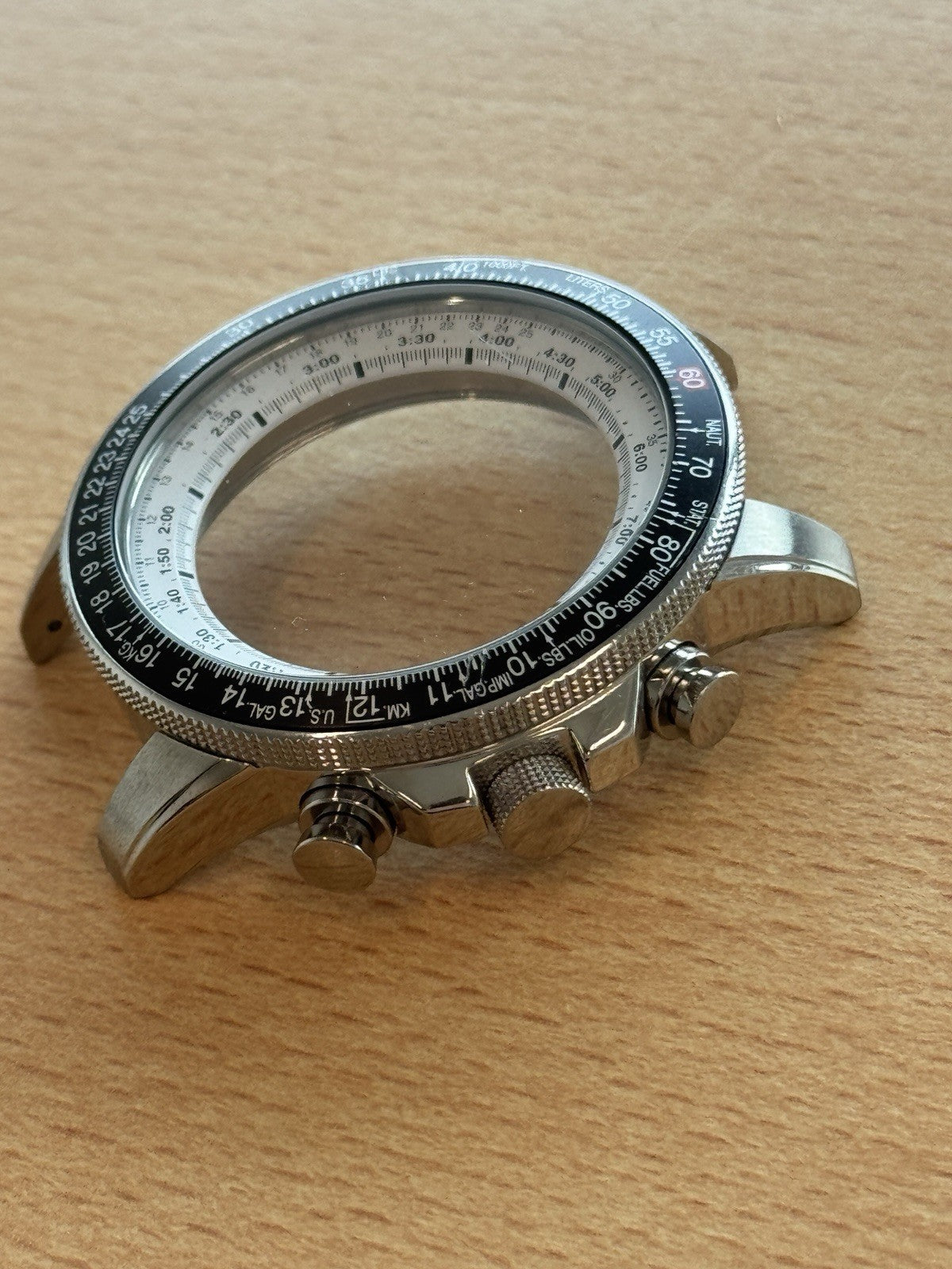 Seiko SSC013 Flightmaster Watch Case - Chronograph - New Old Stock