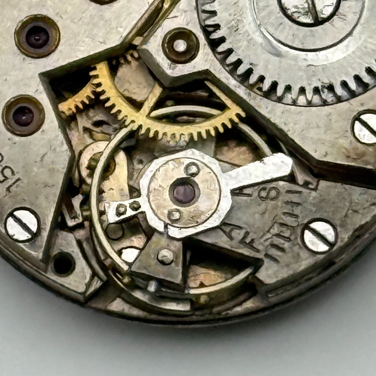 Record 103 Watch Movement 15 Jewels Swiss Manual Wind Parts Repair 19.6mm