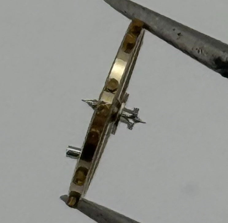 Tissot 27 SSR Balance Wheel Complete And Spring Renata 575 Watch Movement Parts