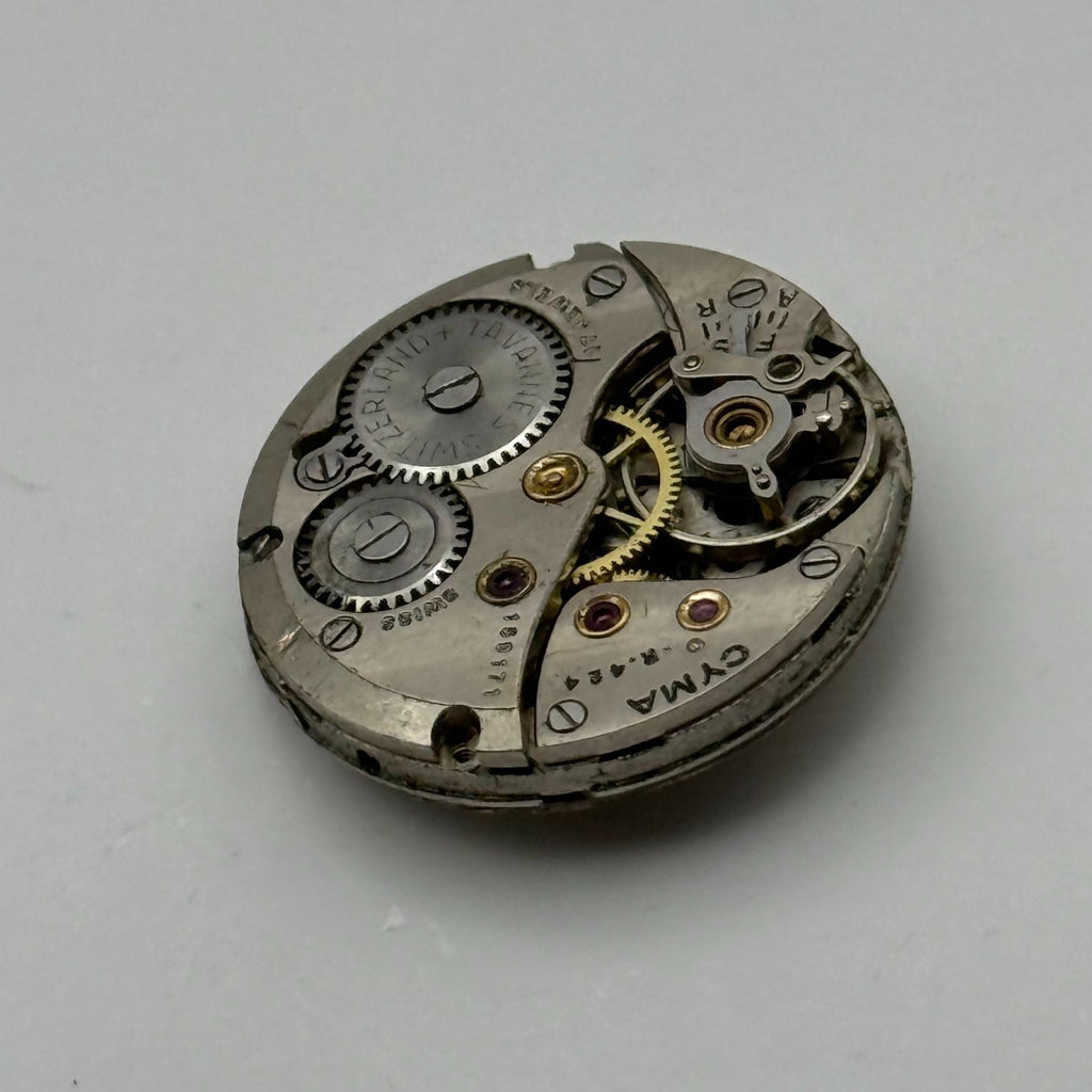 Cyma R.424 Watch Movement 17 Jewels Swiss Manual Wind Parts Repair 19.7mm