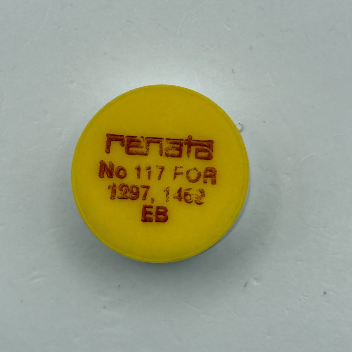 EB 1297 1462 Balance Wheel Complete And Spring Renata 117 Watch Movement Parts