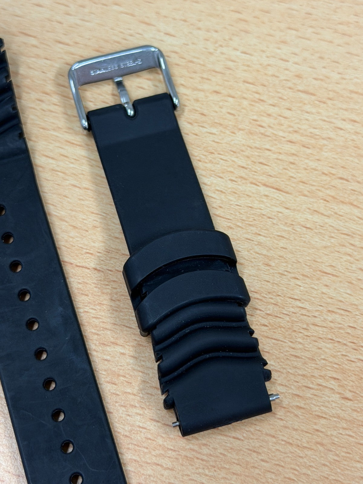 Seiko Z20 Rubber Divers Strap - 20mm Ends