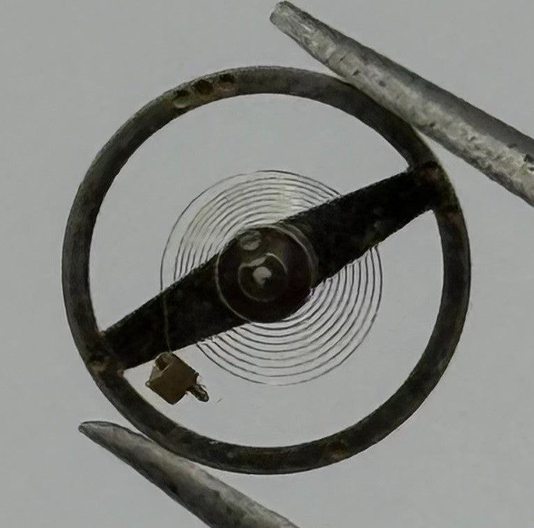 BFG 927 Balance Wheel Complete And Spring 5 3/4-8''' 1512 M Watch Movement Parts
