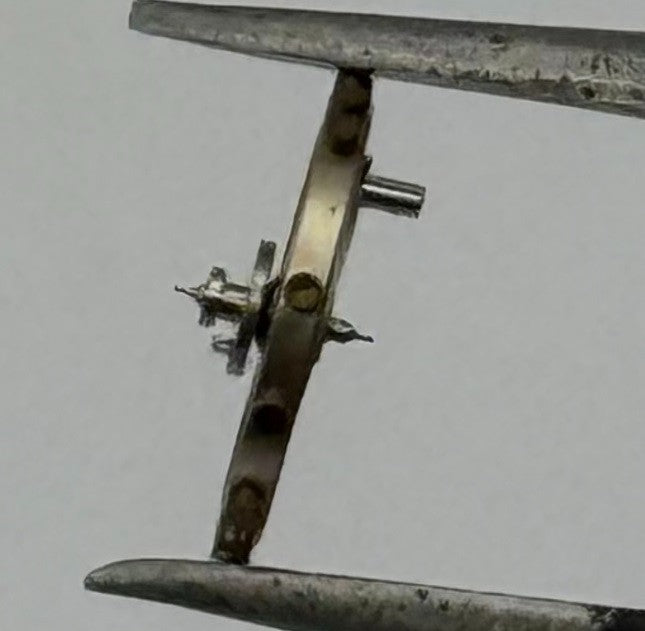 AS 655 Balance Wheel Complete And Spring 5¼’’’ 22 Watch Movement Parts NOS