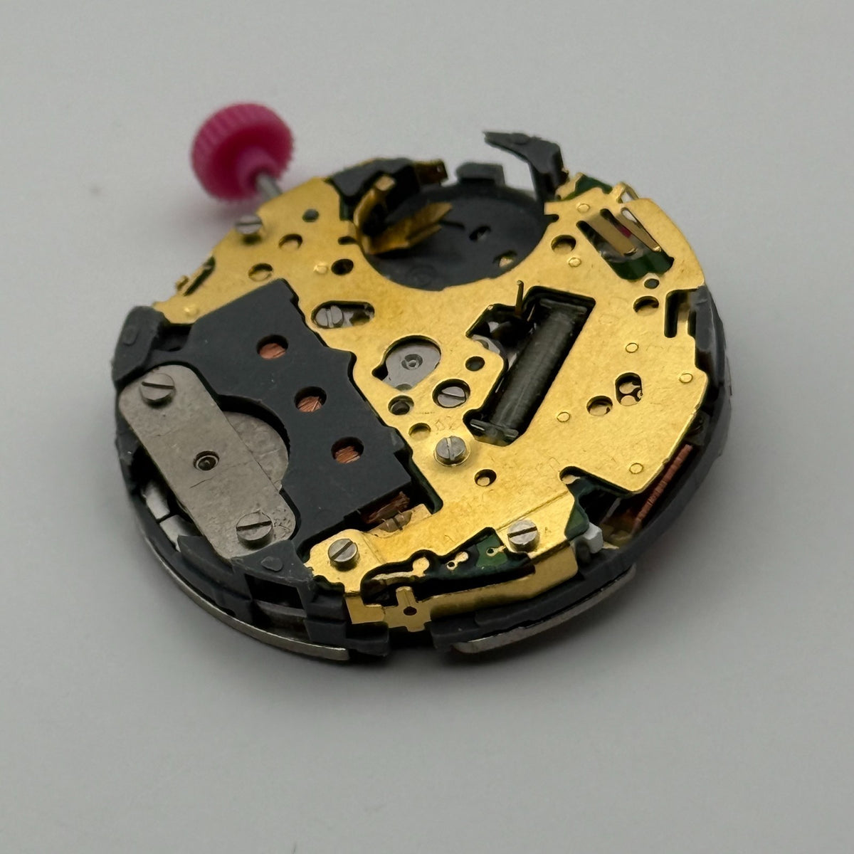 Miyota AW00 Watch Movement - Quartz Japan 0 Jewels - For Parts / Repair - 29.6mm