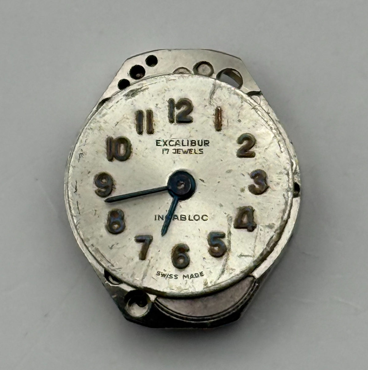 FHF 69-21 Watch Movement Excalibur 17 Jewels Swiss Manual Wind Parts 15.3mm
