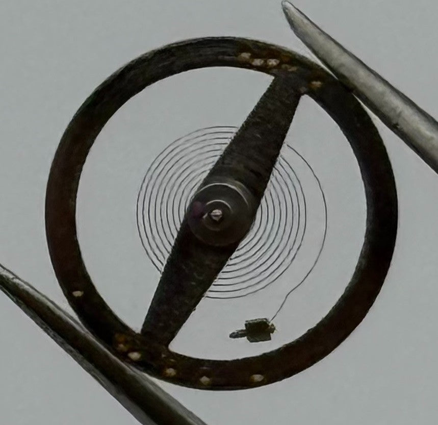 RL Rax 1013 1237 Balance Wheel Complete And Spring 1679 M Watch Movement Parts