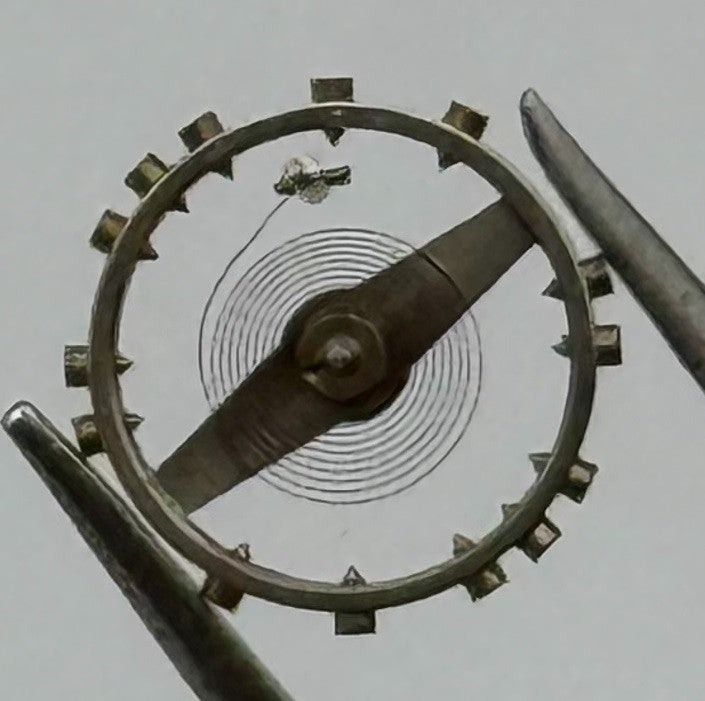 ETA 1070 Balance Wheel Complete And Spring Renata 680 M Watch Movement Parts NOS