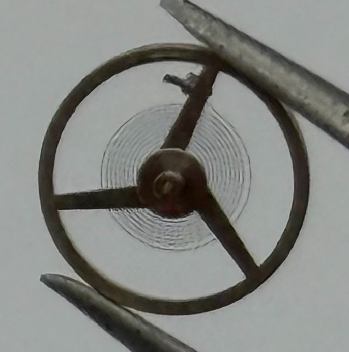 FHF 59-21 Balance Wheel Complete And Spring Renata 1353 Watch Movement Parts NOS