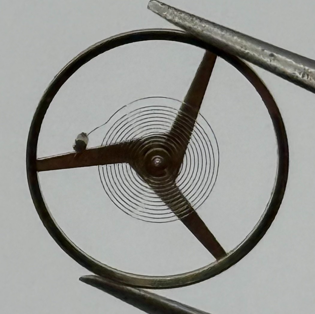 ST 96 Balance Wheel Complete And Spring 11½’’’ 1268 M Watch Movement Parts NOS
