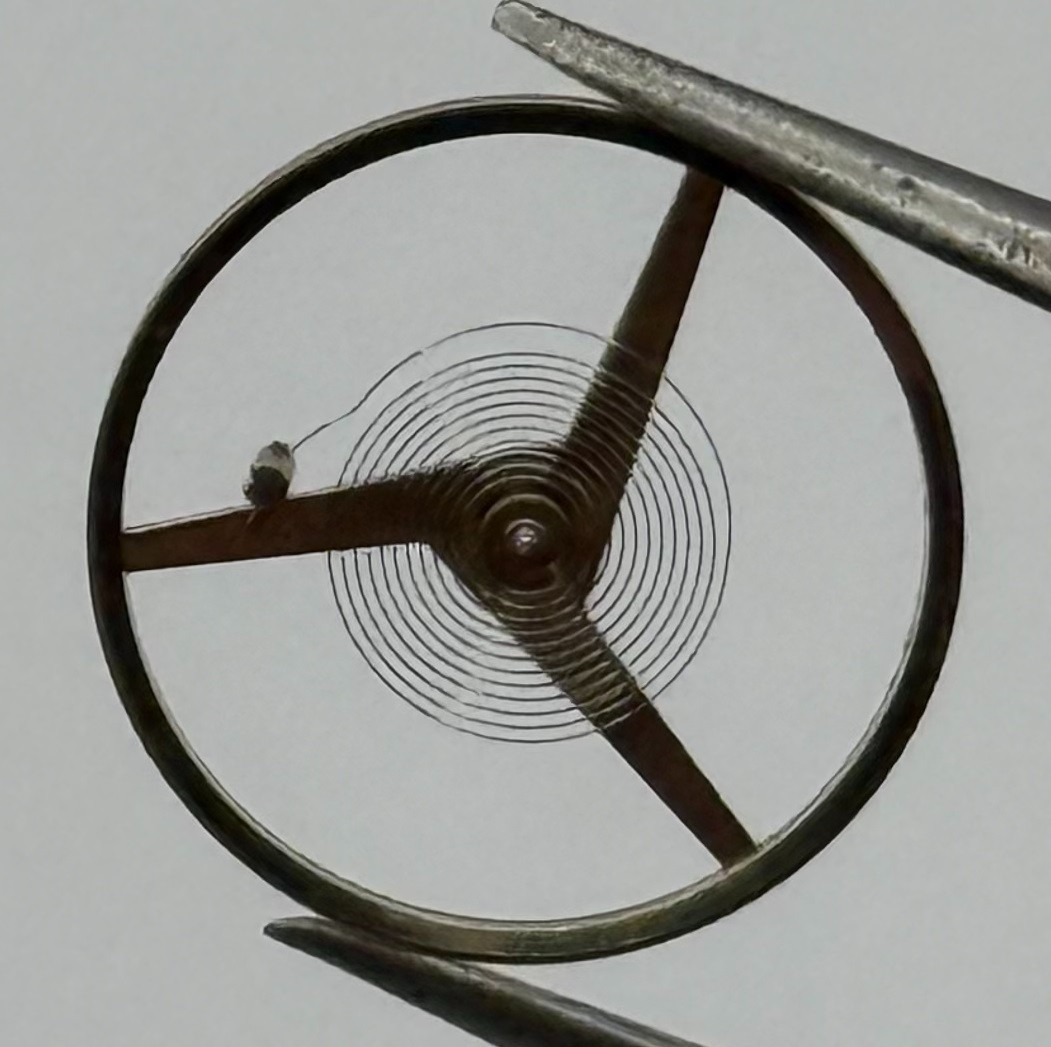ST 96 Balance Wheel Complete And Spring 11½’’’ 1268 M Watch Movement Parts NOS