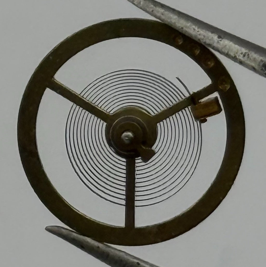 Amida 162 Balance Wheel Complete And Spring Bergeon 14 Watch Movement Parts NOS