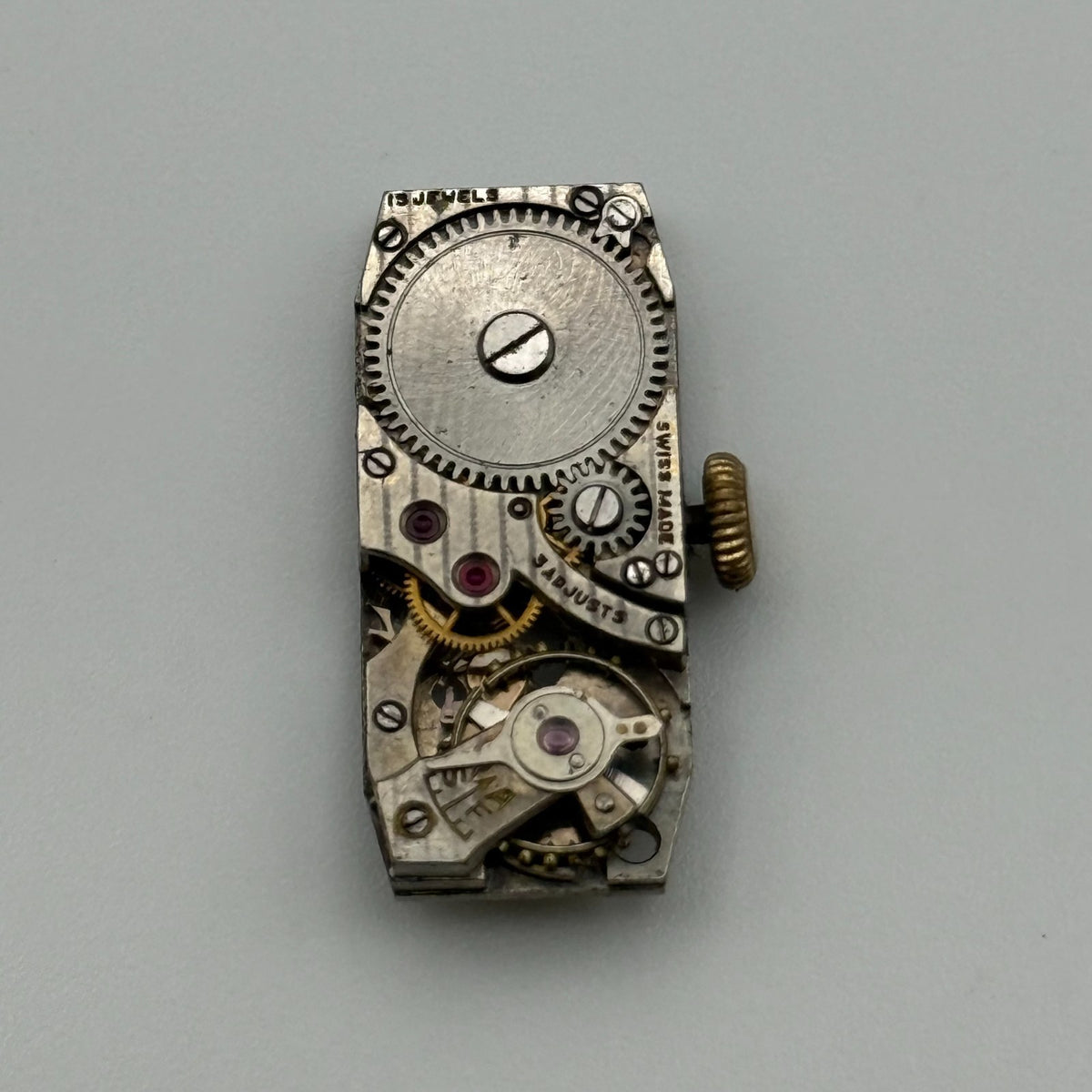 FHF 52 Watch Movement - Fontainemelon 52 - For Parts / Repair