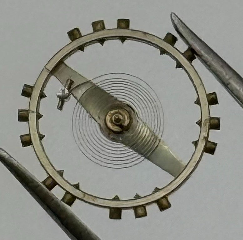 AS 984 Balance Wheel Complete And Spring Pour BO 71 Watch Movement Parts NOS
