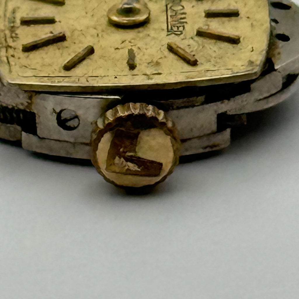 MST 466 Watch Movement Roamer 19 Jewels Swiss Manual Wind Parts Repair 13.1mm