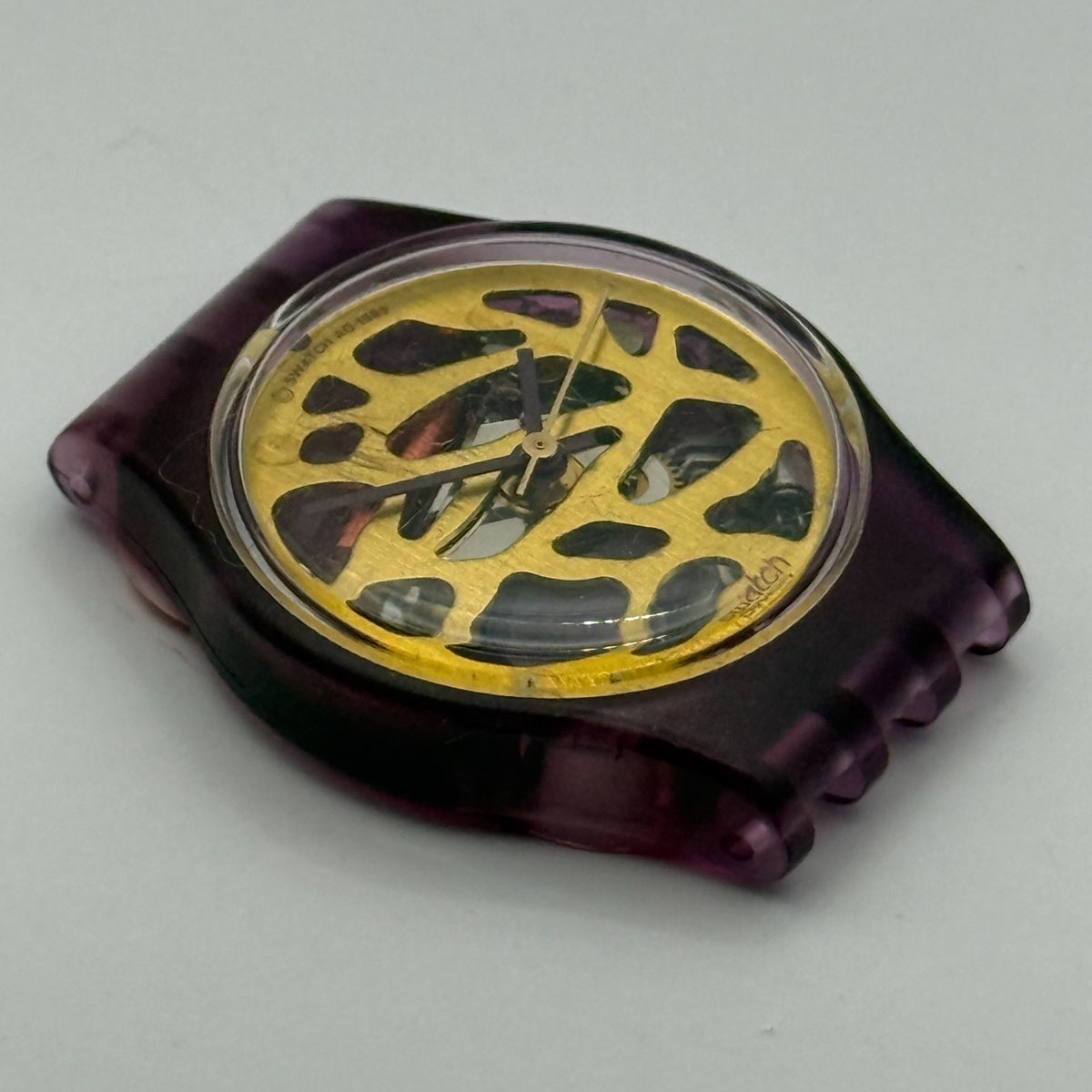 Vintage Swatch Lady Watch LR109 Beaujolais 1989 ETA Quartz Swiss 25mm Parts 