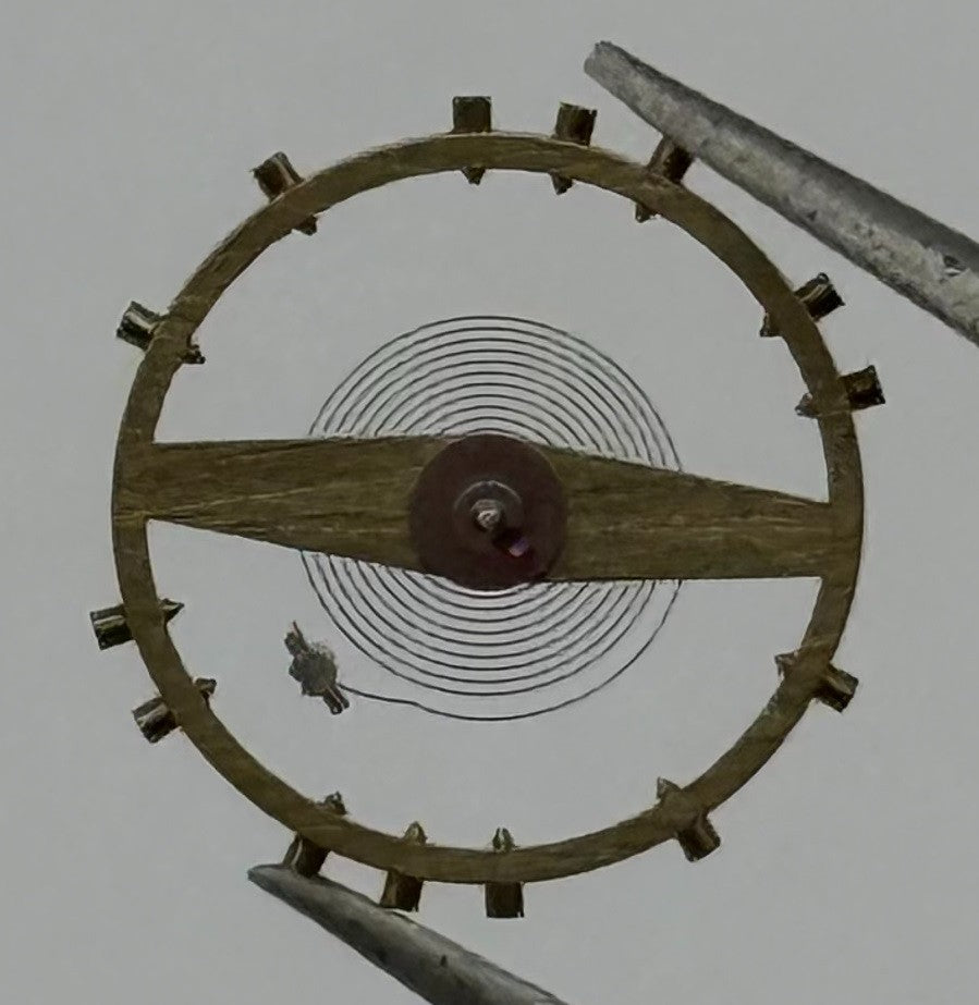 AS 1700-3 Balance Wheel Complete And Spring Renata 1165 Watch Movement Parts NOS