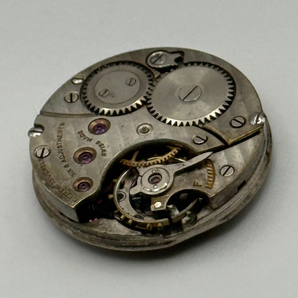 Meridian Regd Watch Movement 15 Jewels 6 Adjustments Manual Wind Parts 23.6mm