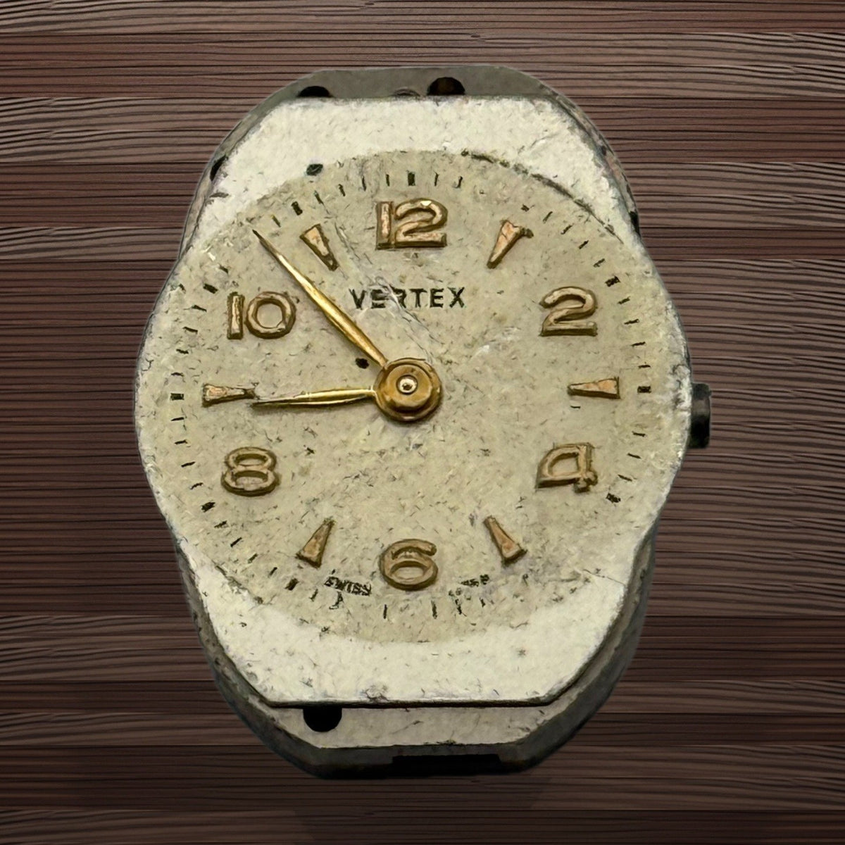 Vertex Revue 61 Watch Movement 15 Jewels Ladies Swiss Manual Wind Parts 15.3mm