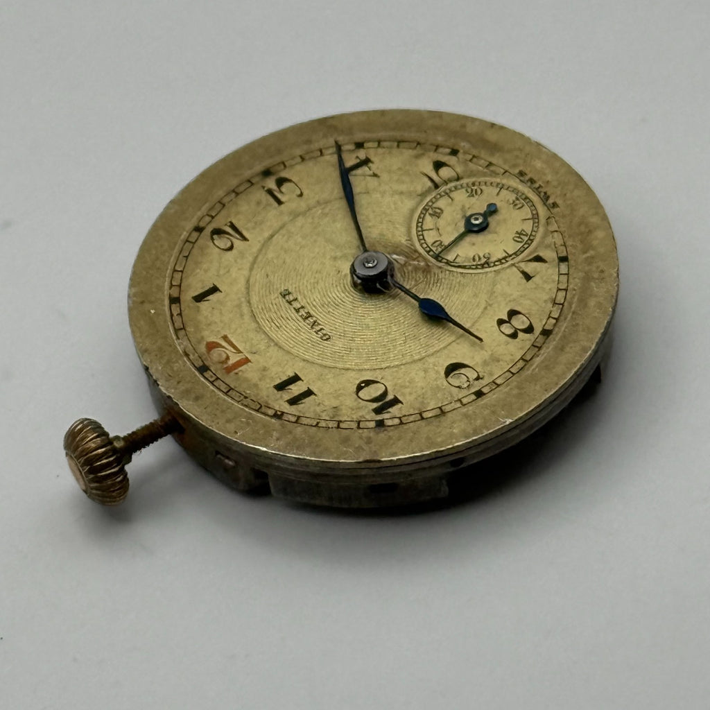 Cretets Watch Movement Ginette Swiss 16 Jewels Manual Wind Parts Repair 21.3mm