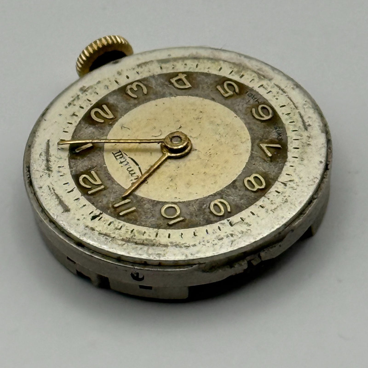 Revue 50 Watch Movement - Limit III - Running - For Parts / Repair - 22mm