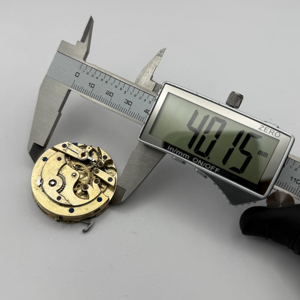 Longines Pocket Watch Movement Antique Hunter Sub Seconds Parts Repair 40.1mm