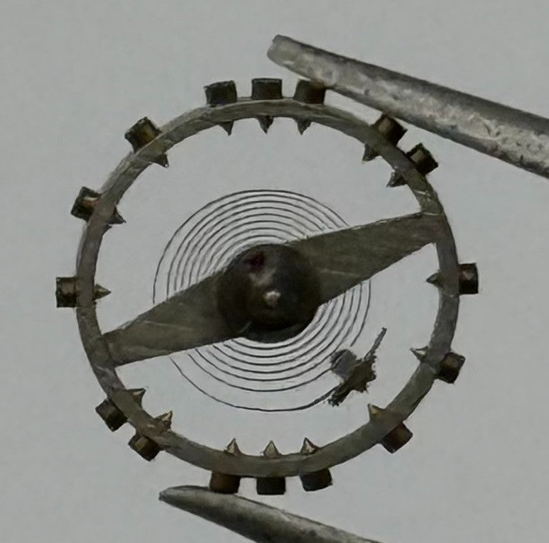 Judex 200 Balance Wheel Complete And Spring 5¼’’’ 1102 Watch Movement Parts NOS