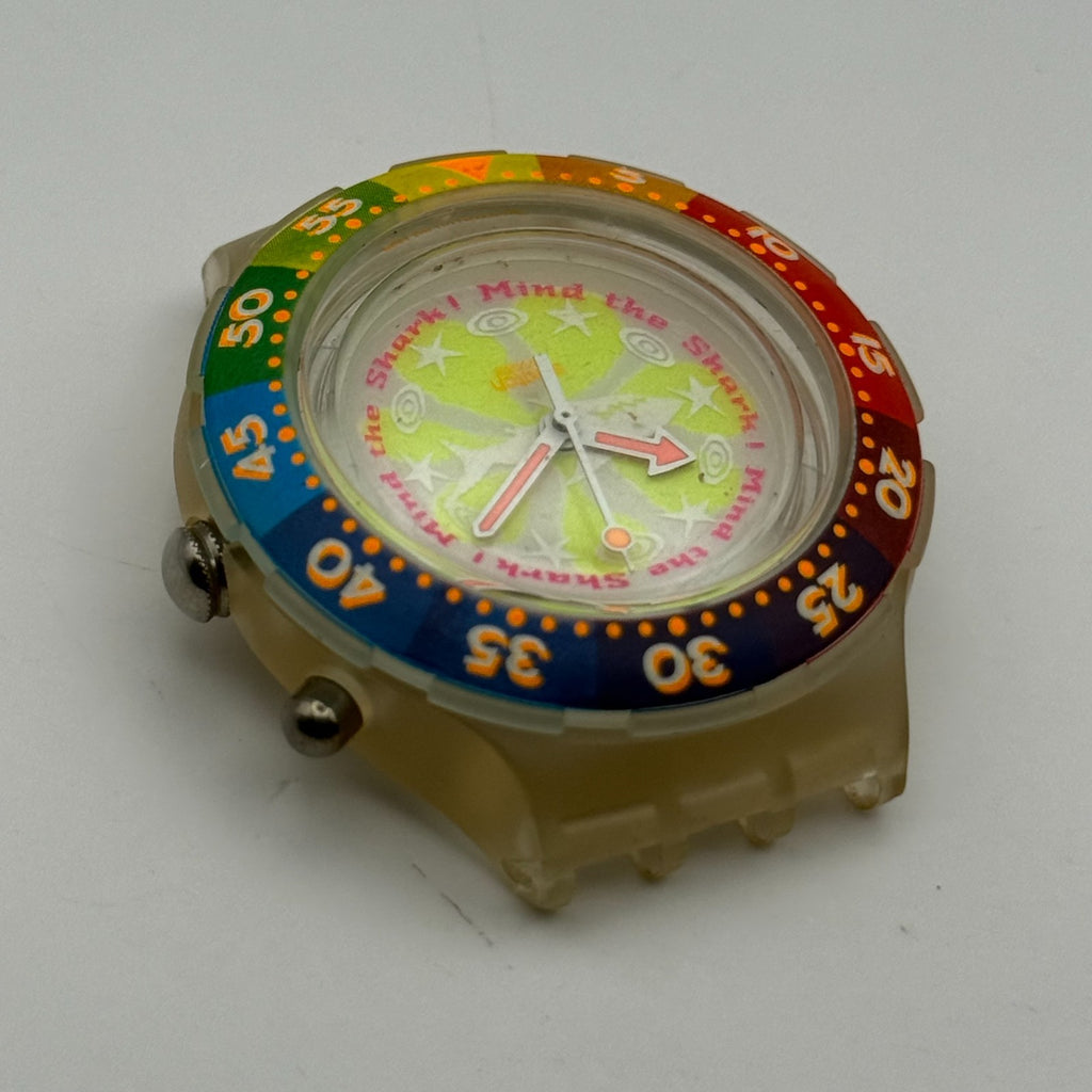 Vintage Swatch Scuba Loomi Watch SDK902 Mind The Shark 1995 40mm Parts Repair