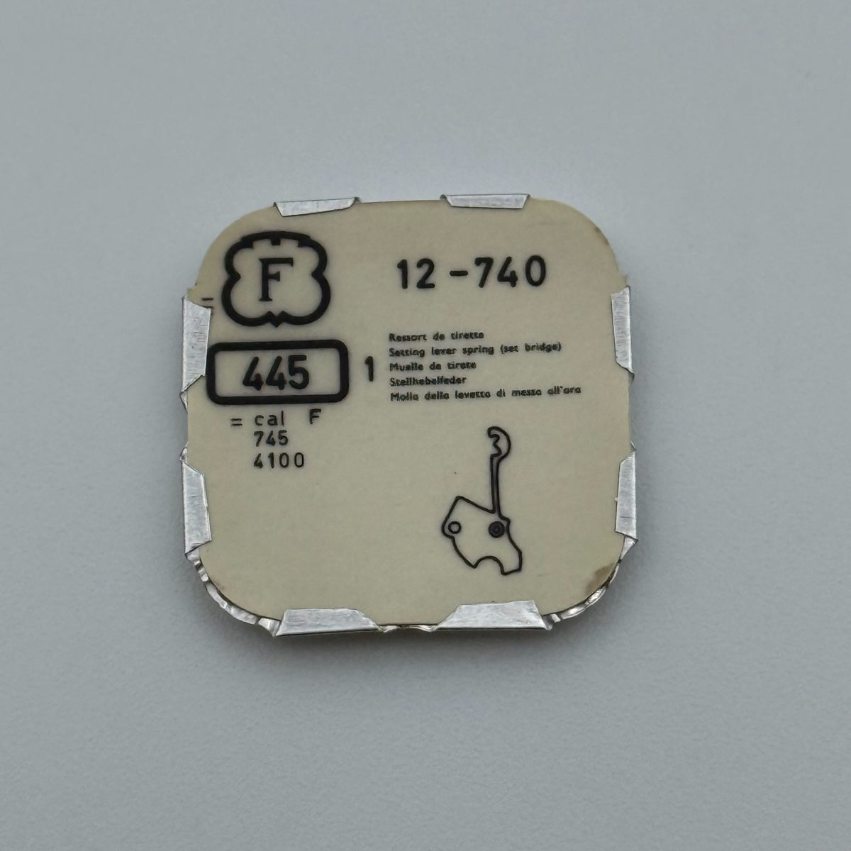 Felsa 740 Setting Lever Spring - 12 - 445 - New Old Stock - Watch Parts
