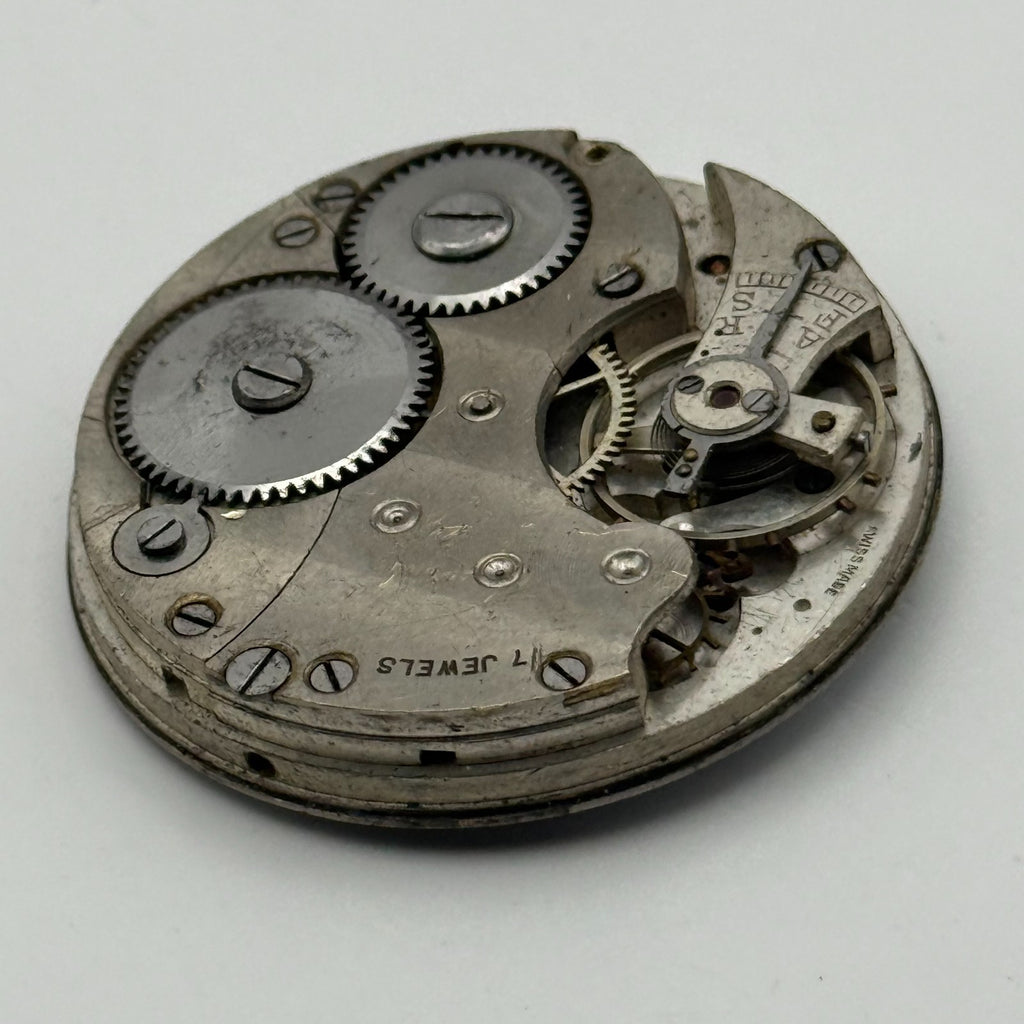 Freeman’s Non Magnetic Pocket Watch Movement Open Face Sub Seconds Parts 37.9mm