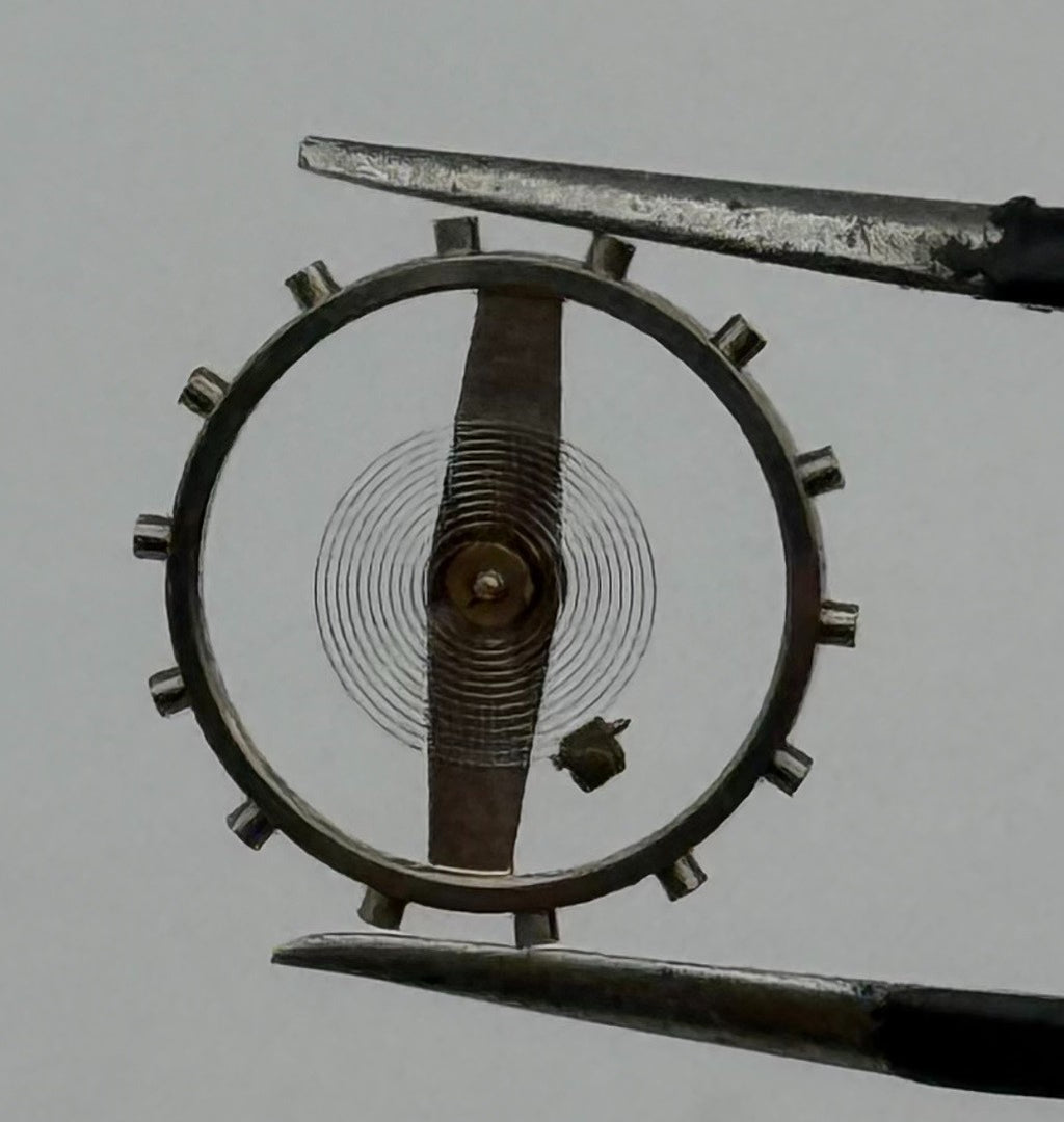Lanco 1078 Balance Wheel Complete And Spring 10½’’’ Watch Movement Parts NOS