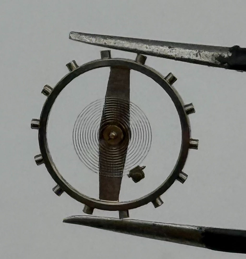 Lanco 1078 Balance Wheel Complete And Spring 10½’’’ Watch Movement Parts NOS