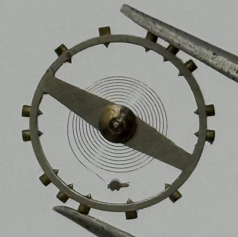 AS 1194 Inca Balance Wheel Complete And Spring No 42 M Watch Movement Parts NOS