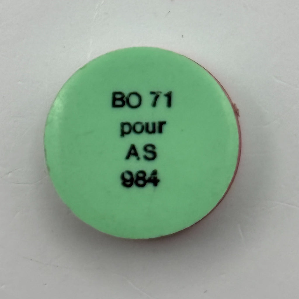 AS 984 Balance Wheel Complete And Spring Pour BO 71 Watch Movement Parts NOS