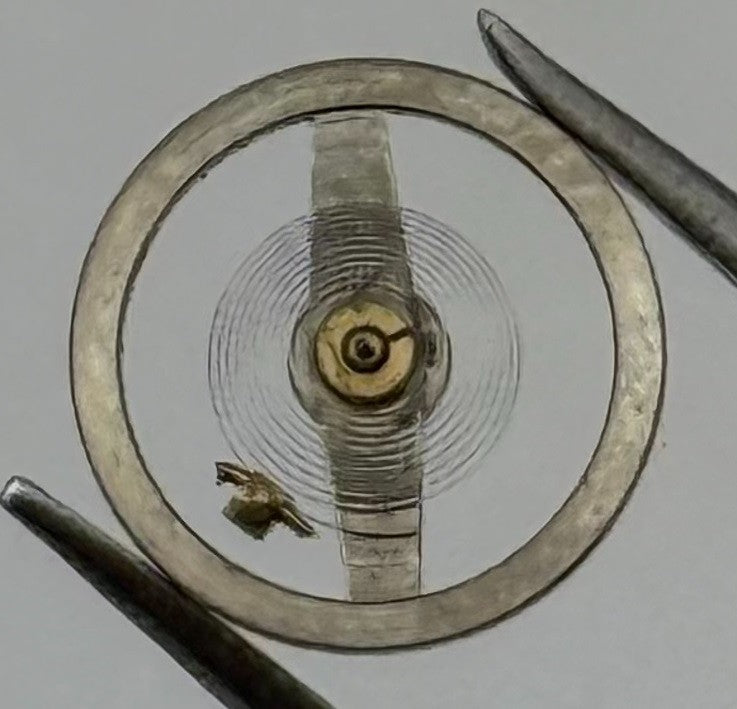 BFG 910 PL Balance Wheel Complete And Spring Renata 825 Watch Movement Parts NOS