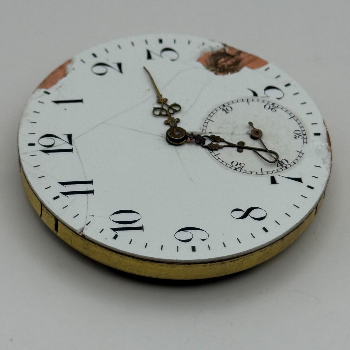 Zenith Pocket Watch Movement Open Face Patent 30751 October 18 1904 Parts 40.9mm