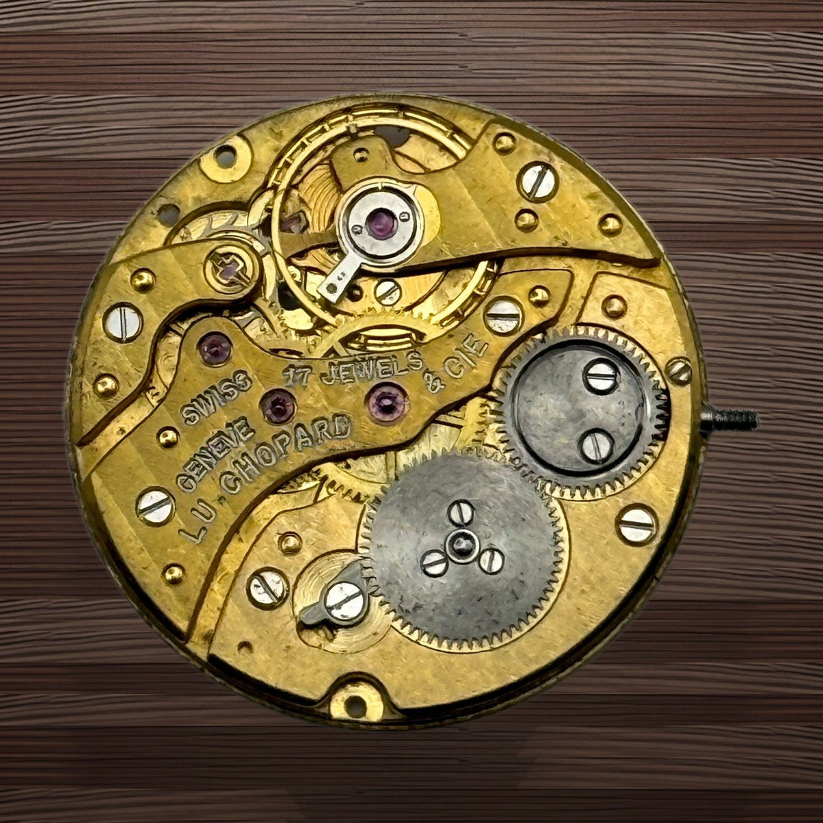 Chopard Watch Movement - Very Thin 17 Jewels - For Parts / Repair - 20.7mm