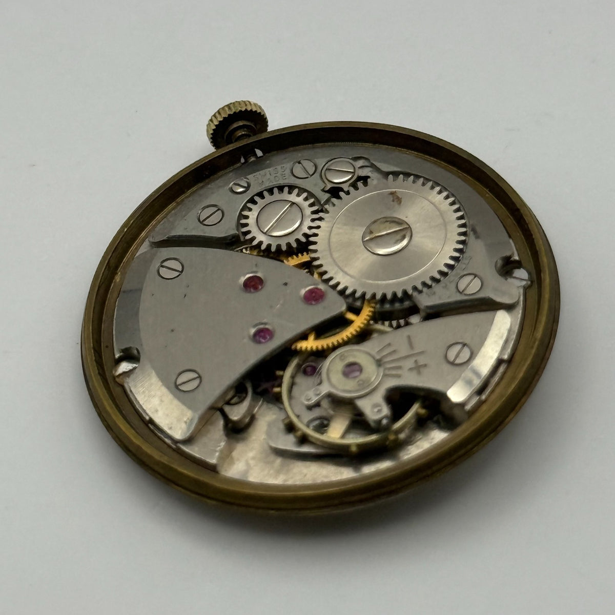 FHF 67 Watch Movement - Avia 15 Jewels - For Parts / Repair - 29.8mm