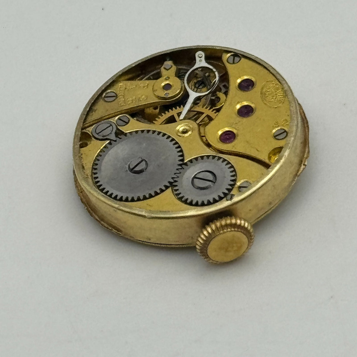 Revue GT Cal 42 Watch Movement Manual Wind Swiss Vintage Parts Spares 19.9mm 