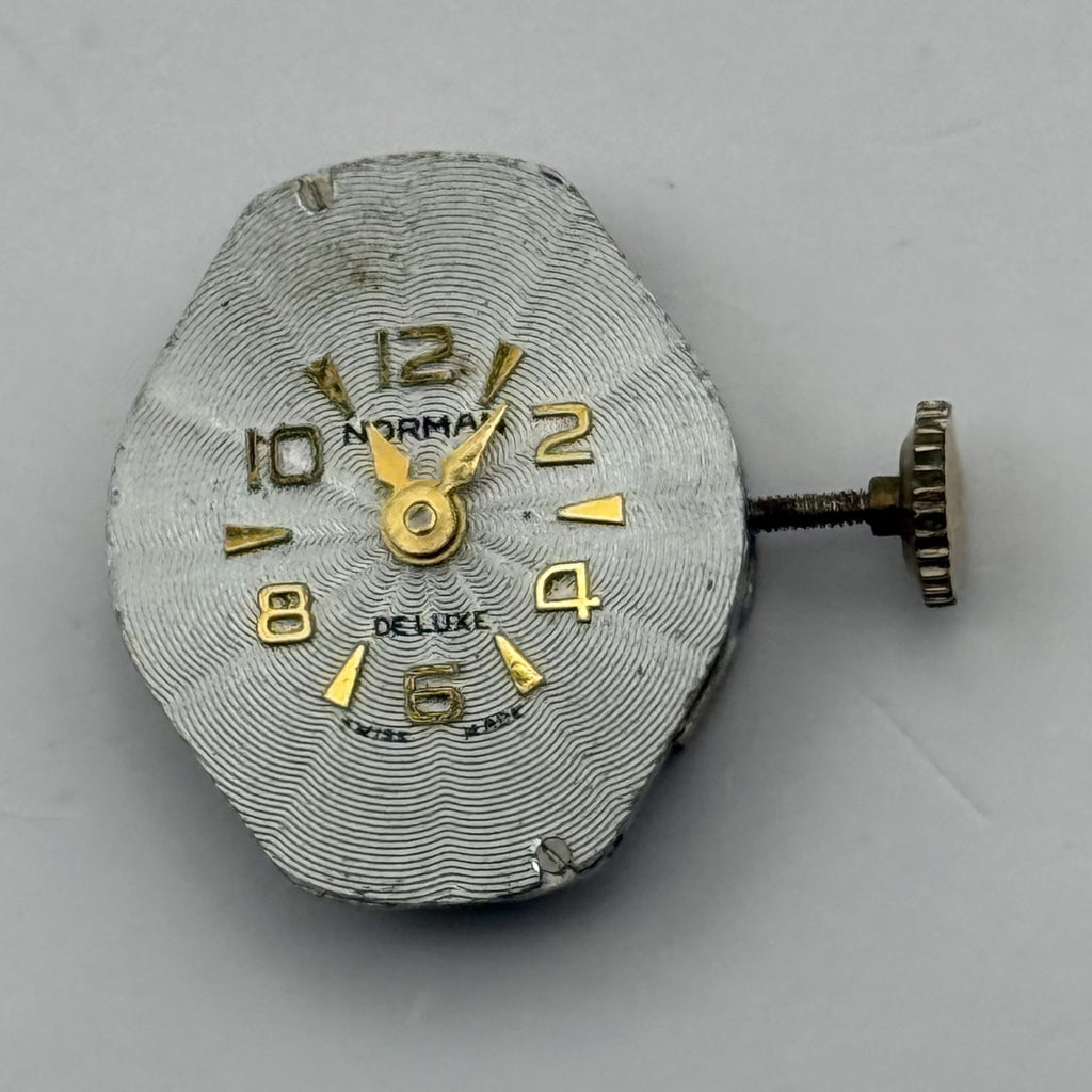 EB 1612 Watch Movement Norman De Luxe Swiss Manual Wind Parts Repair 15.2mm