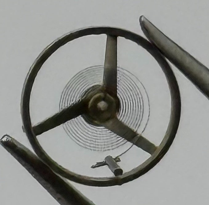 FEF 6620 Balance Wheel Complete And Spring 5½’’’ 1449 M Watch Movement Parts NOS