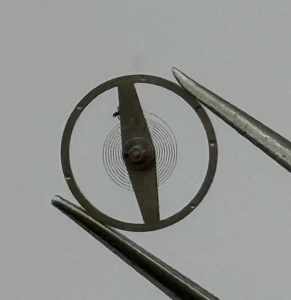 Durowe 261 Balance Wheel Complete And Spring 1643 M Watch Movement Parts NOS