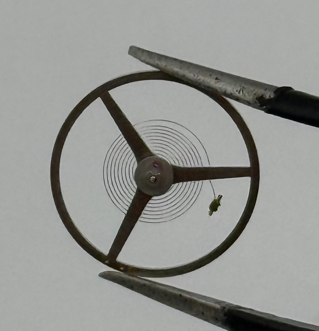 Oris 710 712 Balance Wheel Complete And Spring 10½’’’ 1833 Watch Movement Parts