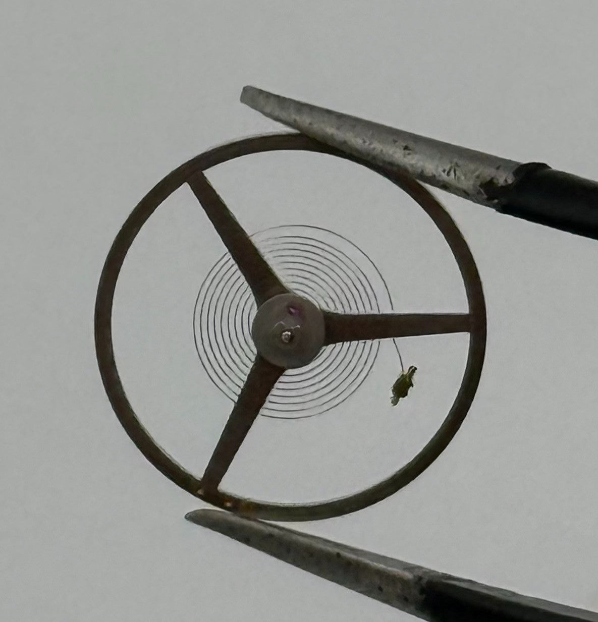 Oris 710 712 Balance Wheel Complete And Spring 10½’’’ 1833 Watch Movement Parts