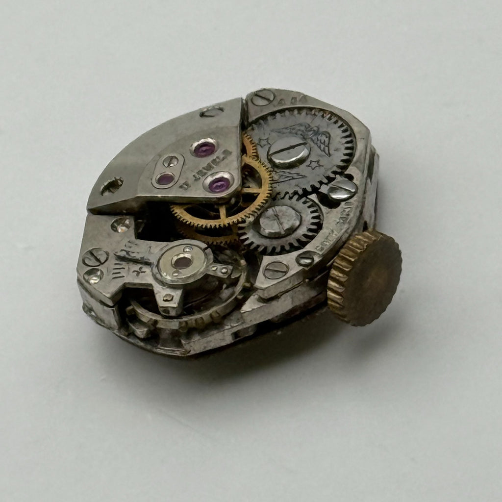 Unitas UT 540 Watch Movement Swiss Rotary 17 Jewels Parts Repair 15.2mm