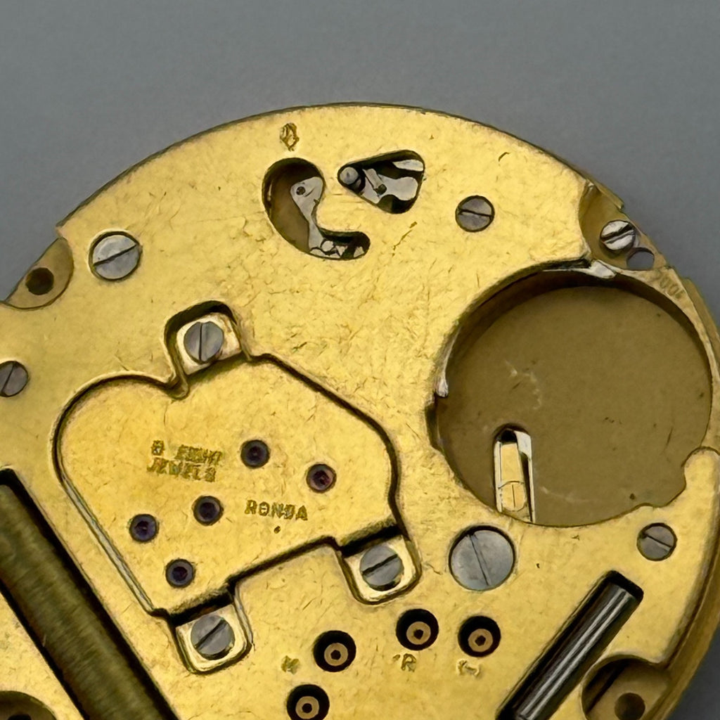Ronda 1006 Watch Movement - Quartz Date 8 Jewels - For Parts / Repair - 23.9mm